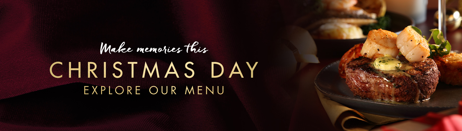 Christmas Day menu at Miller & Carter Grimsby