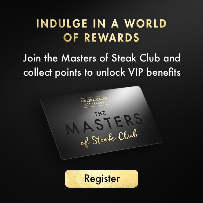 JOIN THE MASTERS OF STEAK CLUB