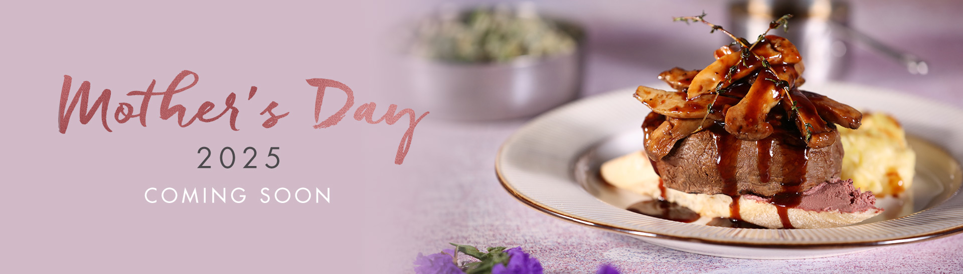 Mother’s Day menu 2024 at Miller & Carter Taplow, Mother’s Day menu in Maidenhead