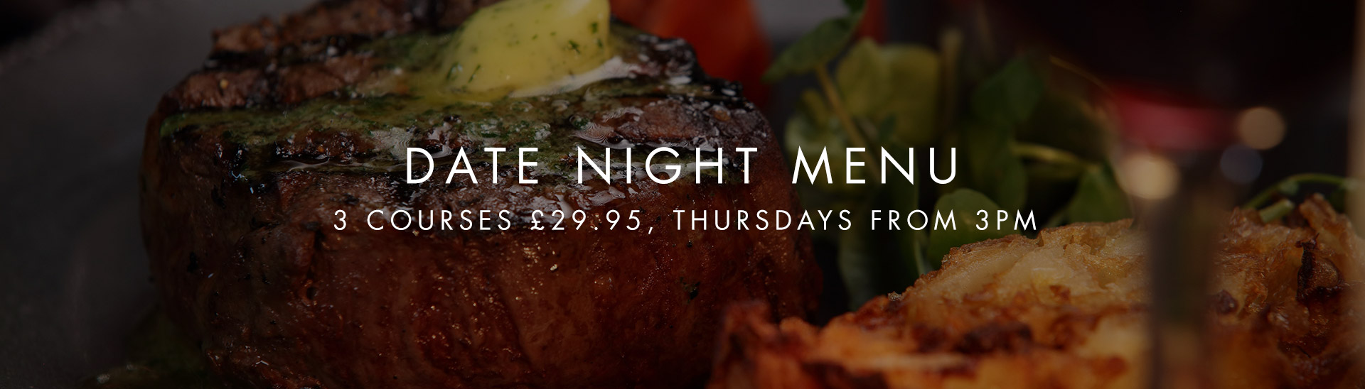Dates & Steaks at Miller & Carter Cardiff Bay